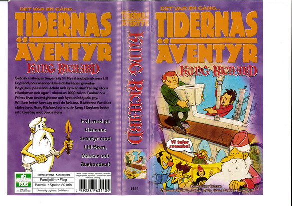 DET VAR EN GÅNG... TIDERNAS ÄVENTYR - KUNG RICHARD (VHS)